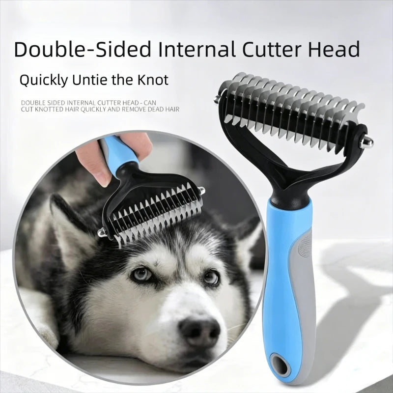 Brosse Démêlante Double Face pour Chien & Chat
