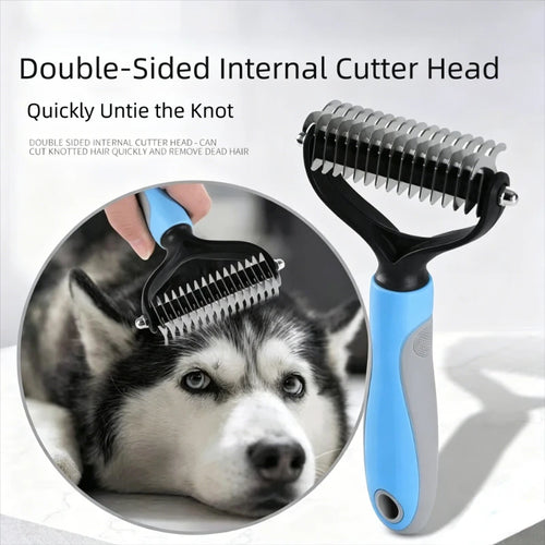 Brosse Démêlante Double Face pour Chien & Chat