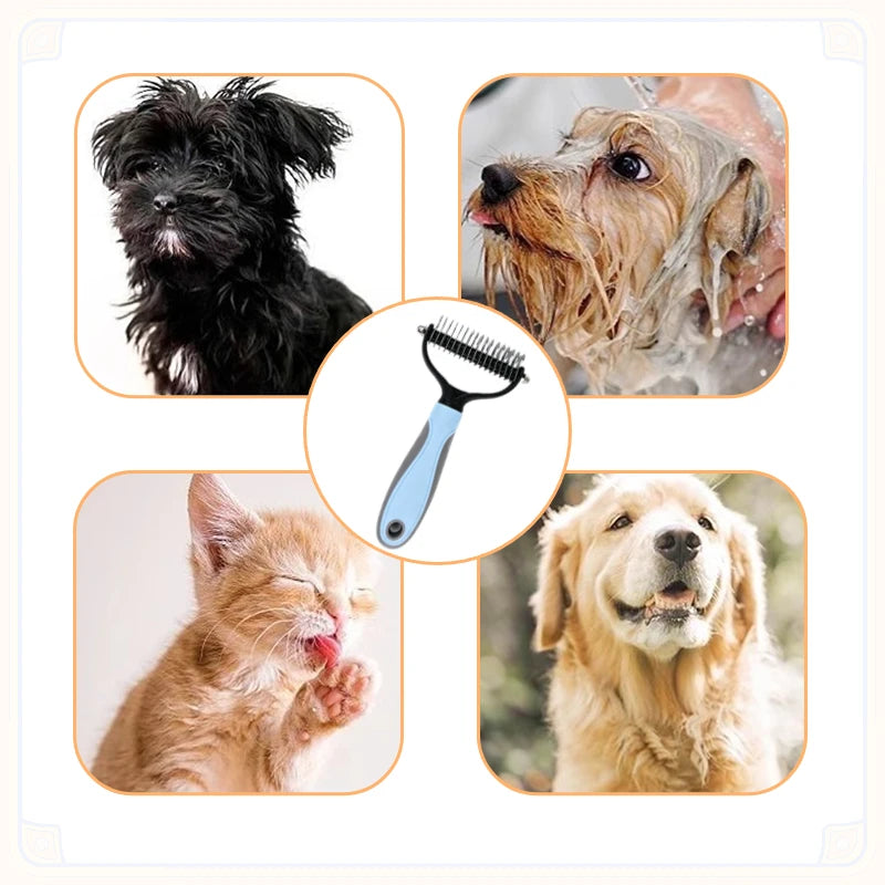 Brosse Démêlante Double Face pour Chien & Chat